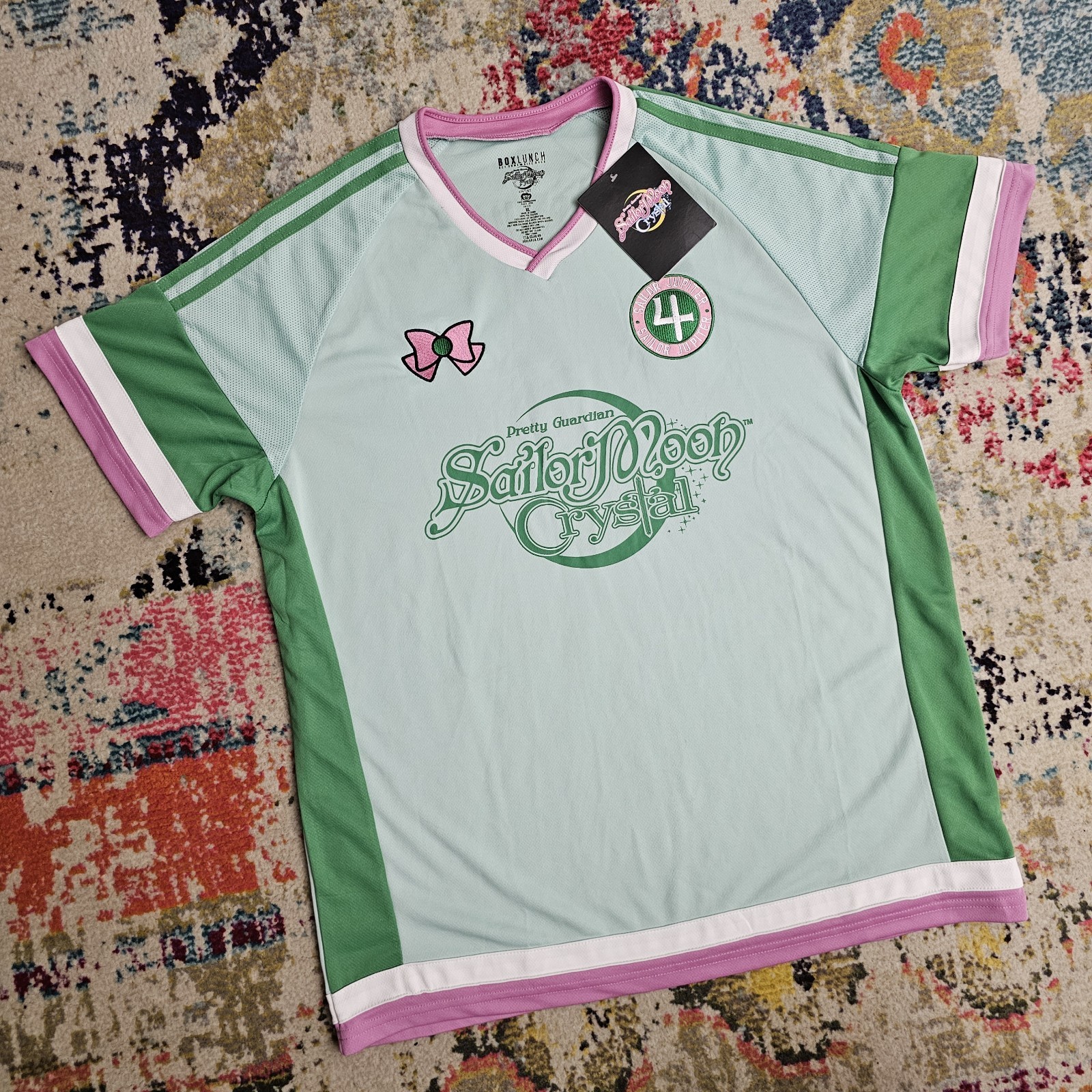 SAILOR MOON CRYSTAL SOCCER JERSEY Mens XL BOX LUNCH EXCLUSIVE JUPITER
