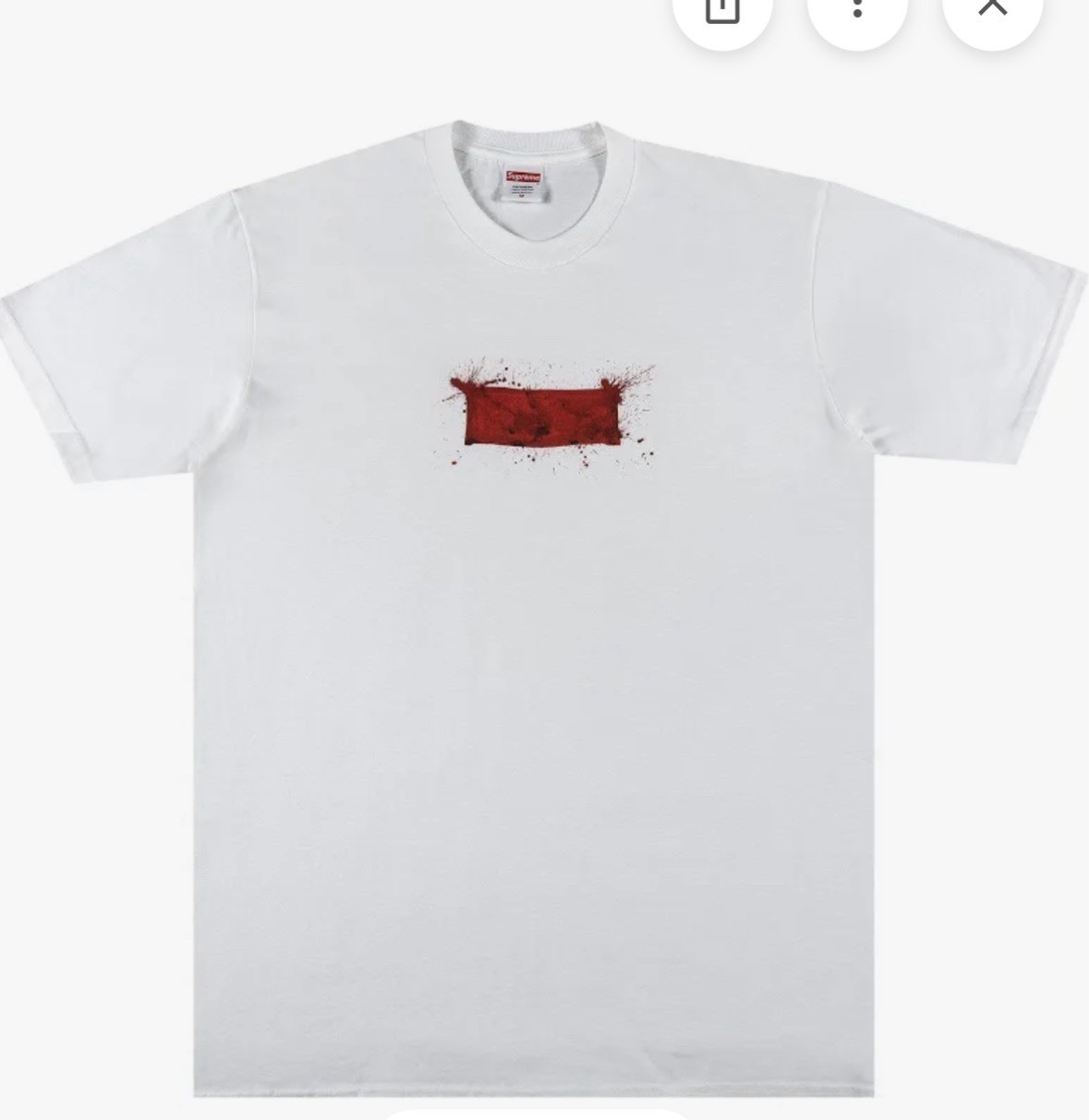 supreme ralph steadman box logo tee xl White Brand New