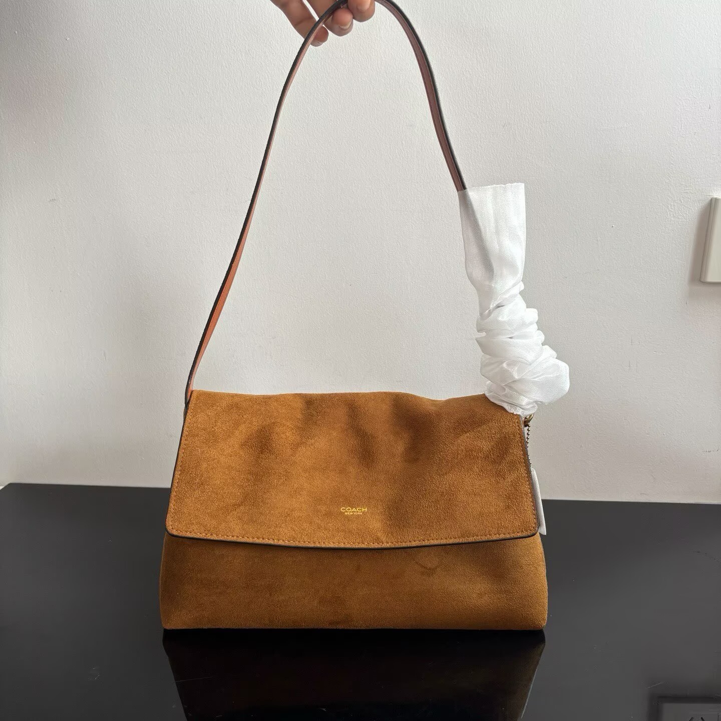 New Coach Suede Chelsea Fashion Shoulder Bag 30 Crossbody Bag CDS59