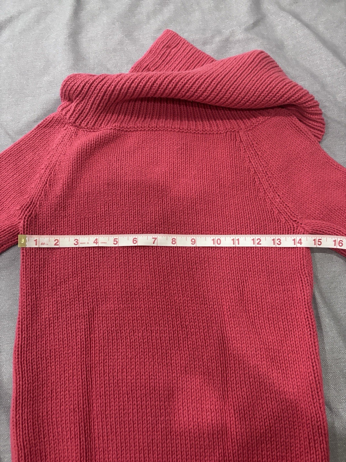 Banana Republic (XS) Magenta/Dark Pink & Loft (S) Peach Knit Sweater Top Bundle