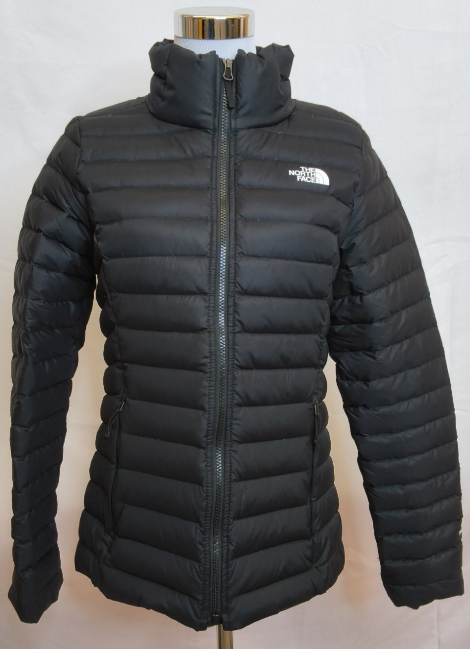 The North Face Pro Down Puffer Jacket Women’s M Black 700FP Mock Neck #W4929