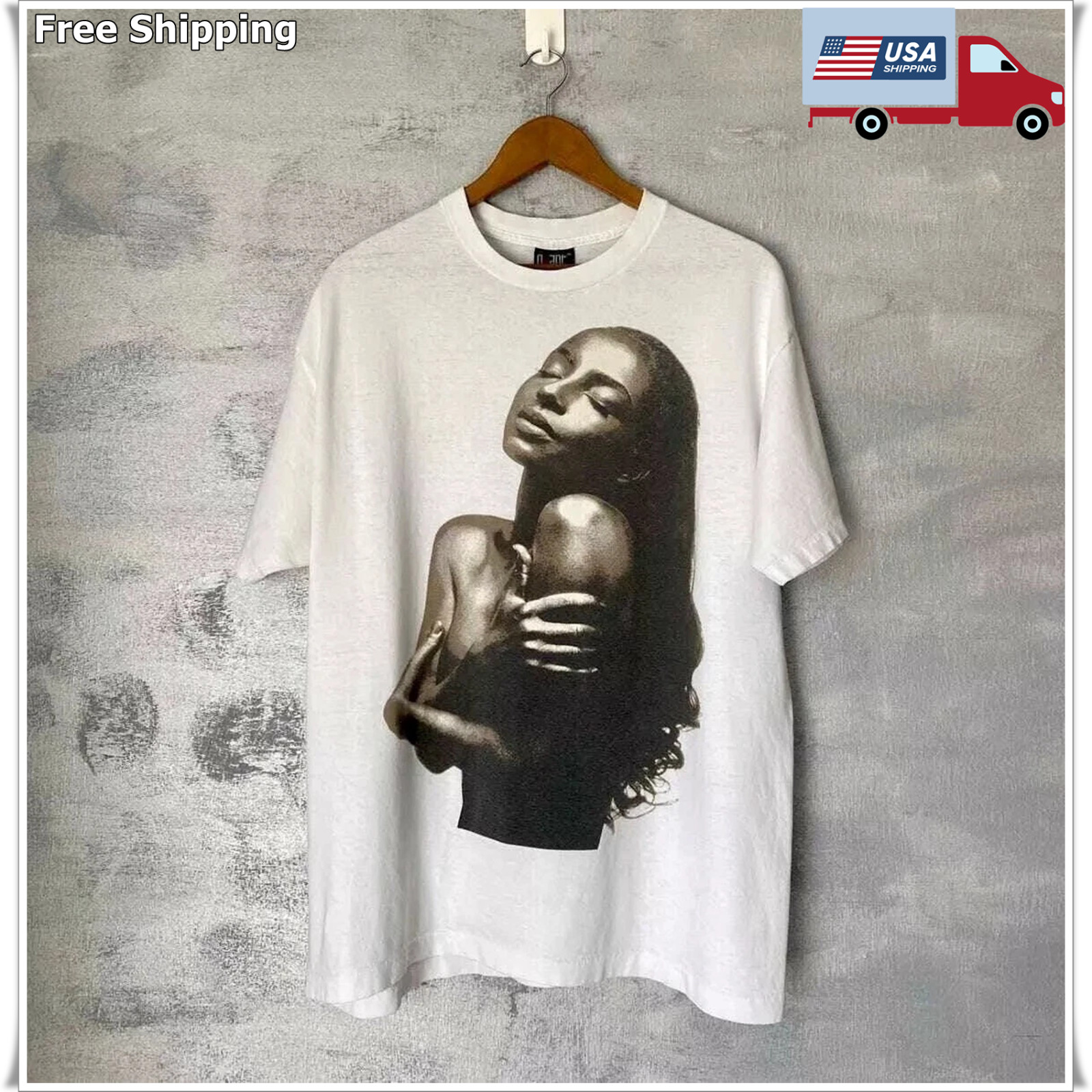 Sade Love Deluxe World Tour 1993 Unisex White T-shirt Size S-5XL