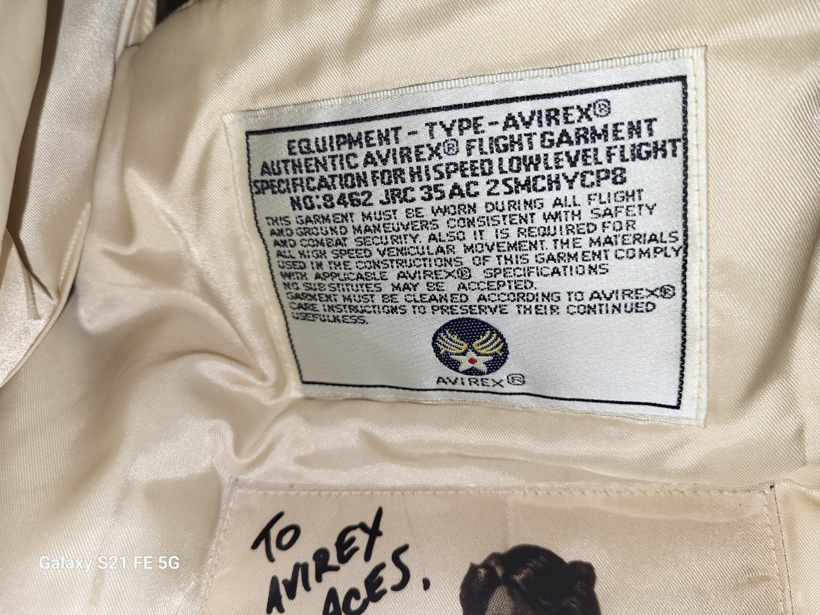 1990s Issue Avirex Type A2 Brown Leather XL Flight Jacket