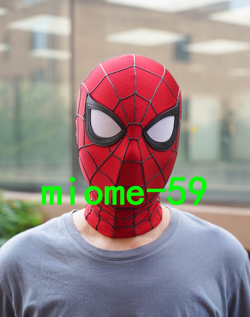 Spider-Man 4 Brand New Day Mask w/ Straps Headgear Faceshell Eyes Cosplay Props