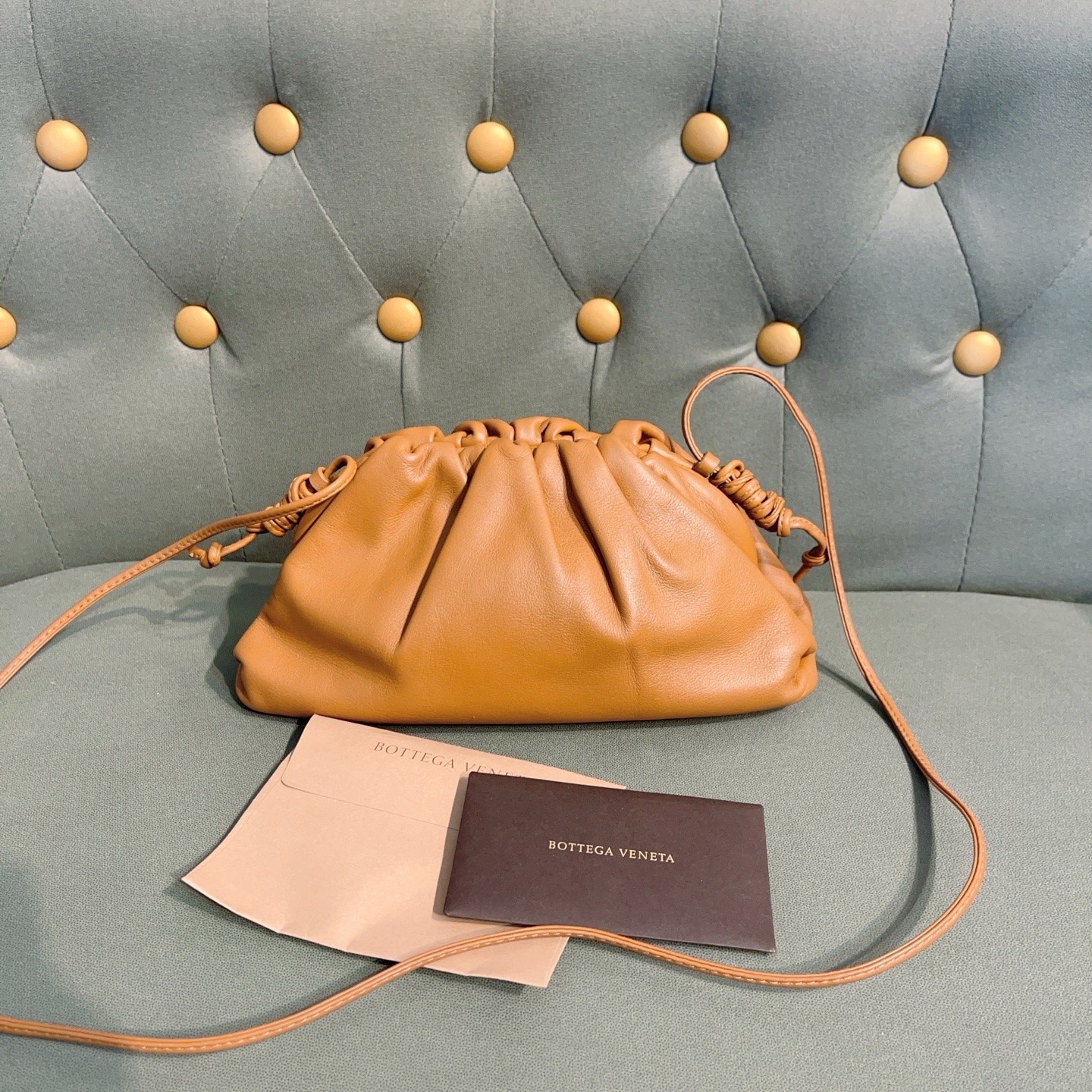 Bottega Veneta Pre-Owned Authentic Luxury Handbag Caramel