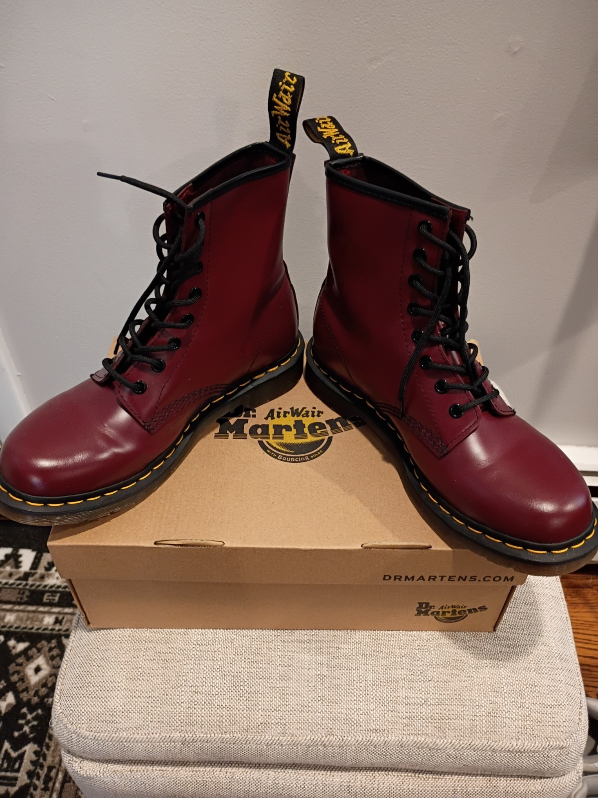 Dr. Martens 1460 Smooth Leather Lace Up Boot