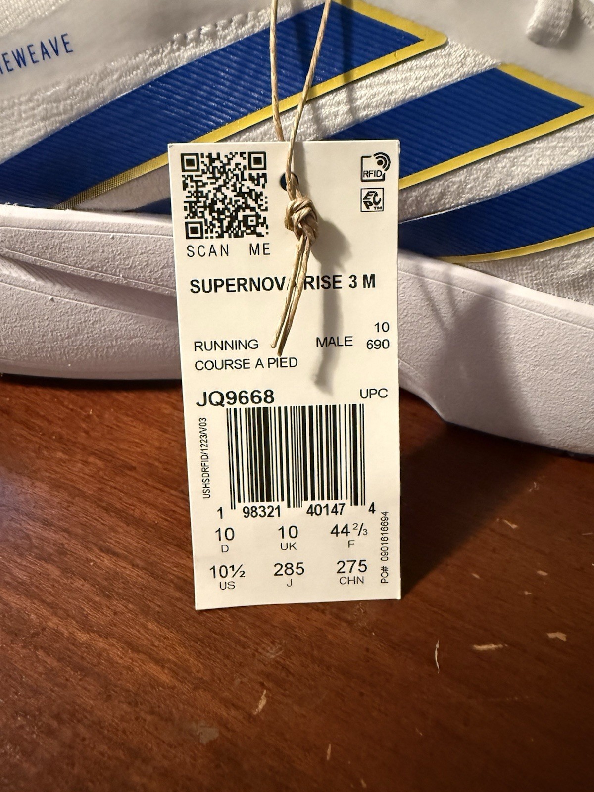 Men’s Adidas Supernova Rise 3 Running Shoes Size 10.5 ADIDAS