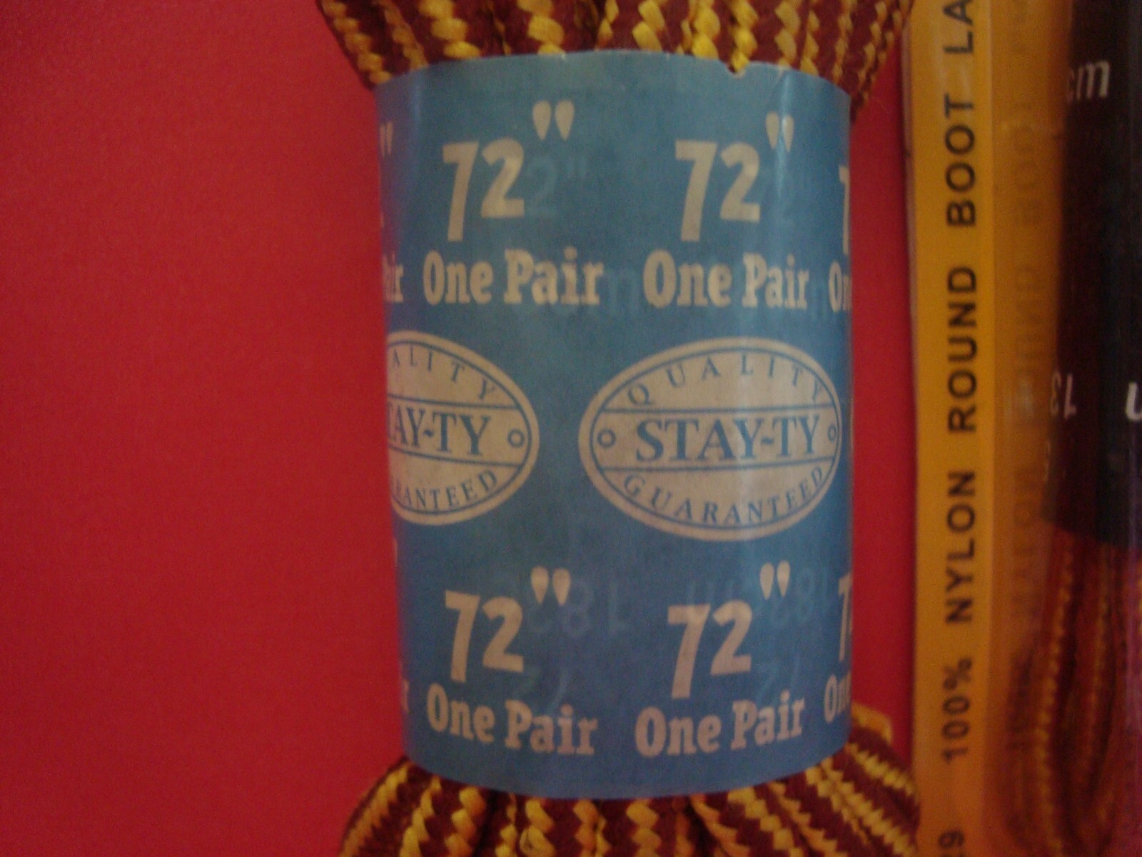 NEW 1 pr Heavy Duty 72″ 100% Nylon Boot Laces & 1 pr 54″ 100% Nylon Boot Laces