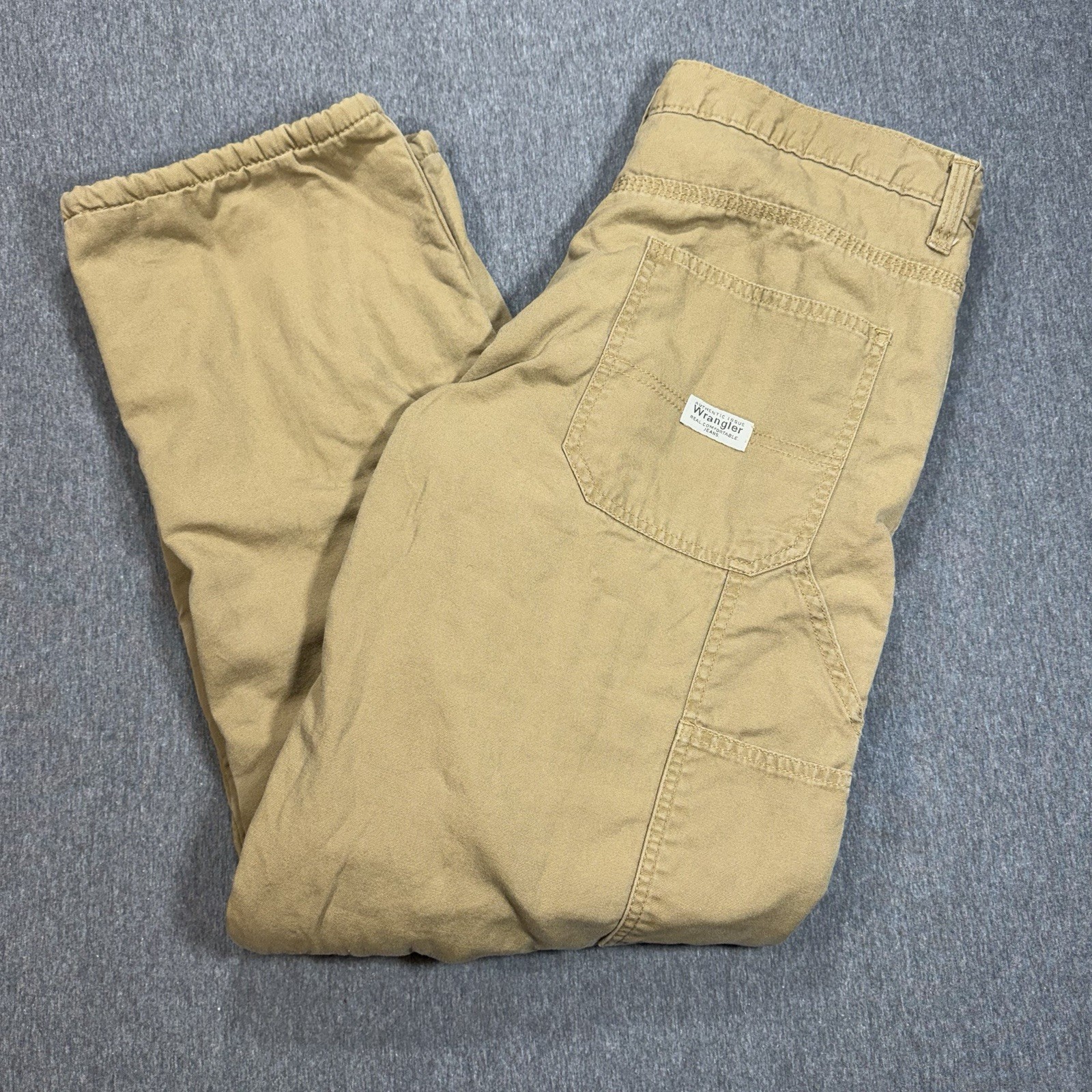 Wrangler Authentic Issue Fleece Lined Jeans 32×32 Men’s Cargo Pants Hammer Loop