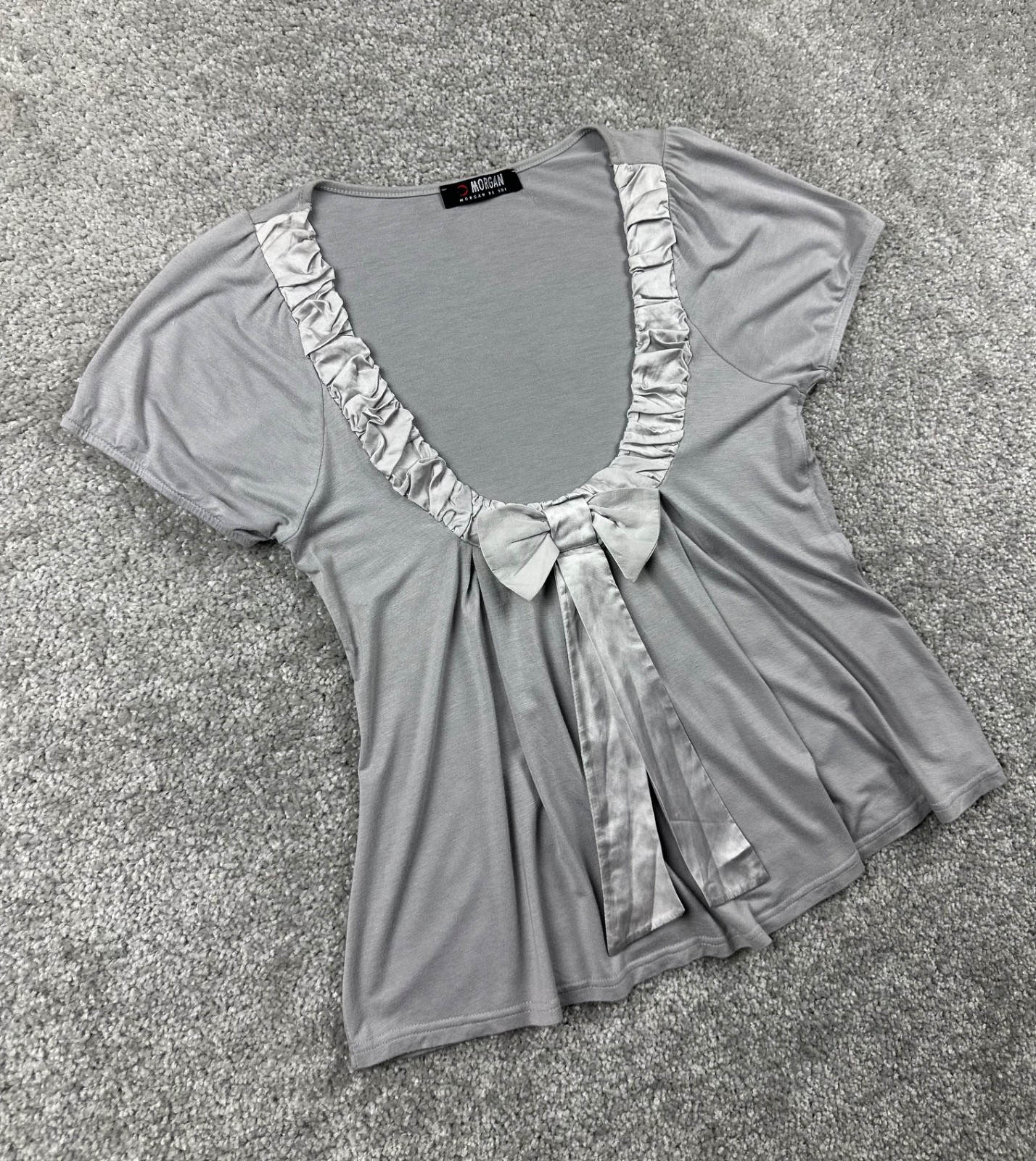 Morgan De Toi Blouse Women’s Approx. XS Y2K Avant Garde Vintage 90s Top