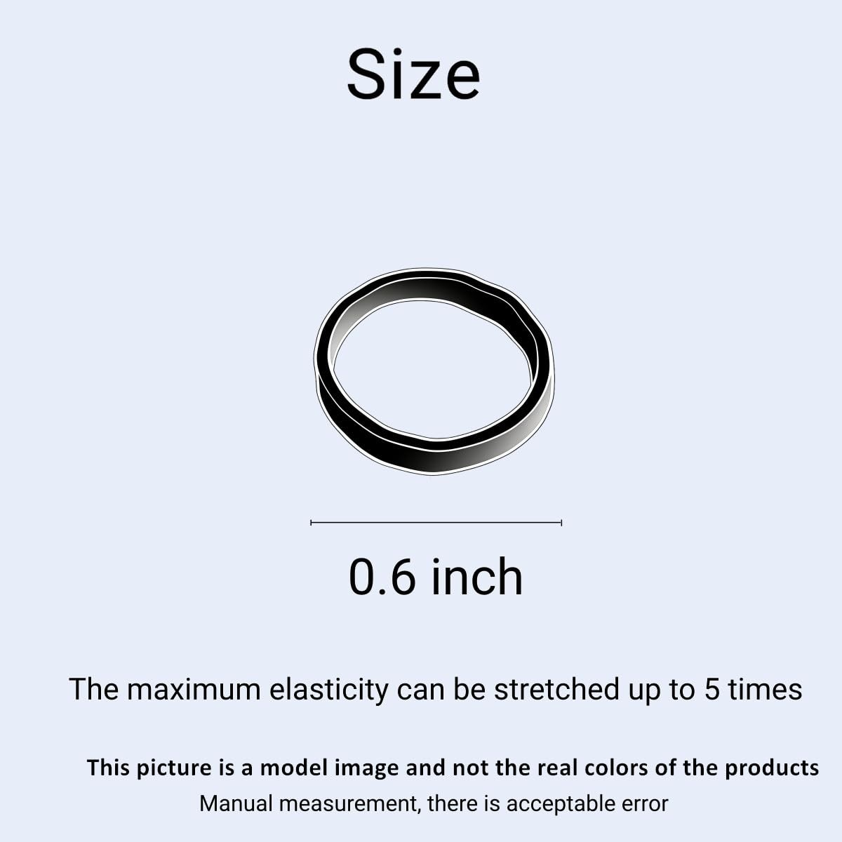 3200 Pcs Elastic Rubber Bands Small Hair Ties Hair Rubber Mini Hair Bands Hair