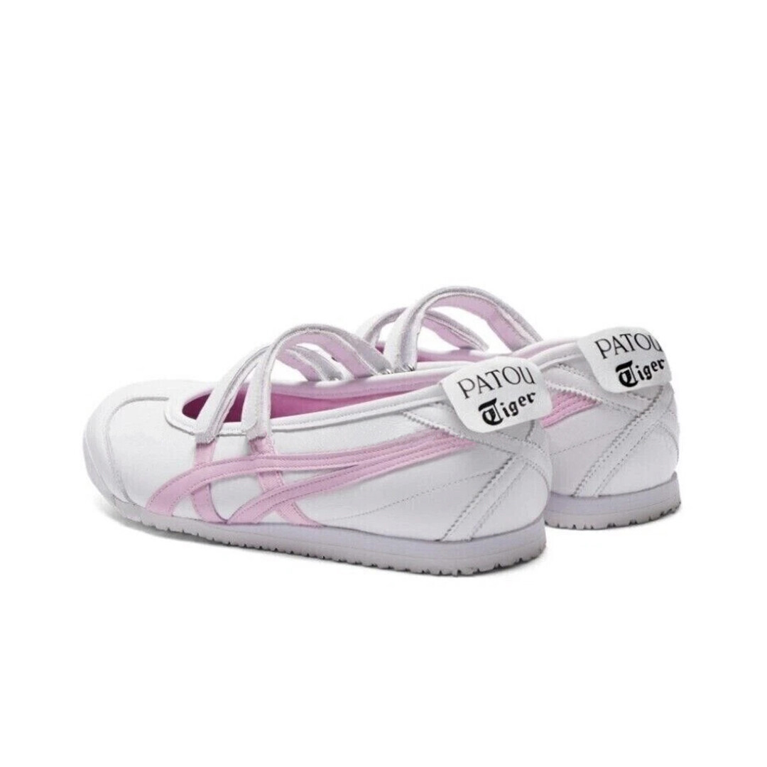 Vintage Onitsuka Tiger Mexico 66 Ballet Shoe Flats White/Pink 1183C379-101