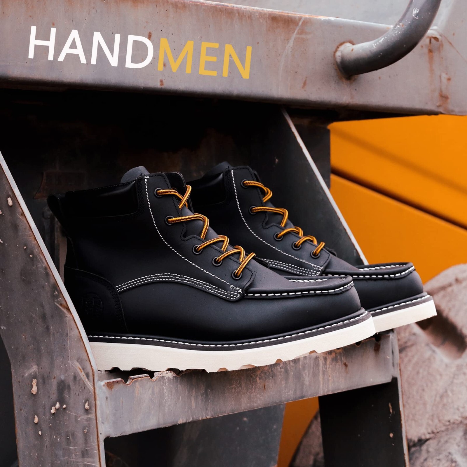 Construction Work Shoes Mens Work Boots Non-Slip Puncture-Proof Water Resistant