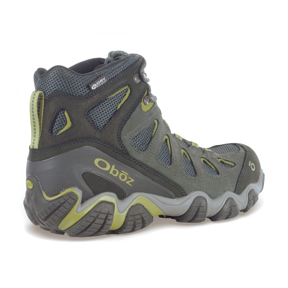 Oboz Men’s Sawtooth II Mid Dark Shadow/Woodbine Green WP Hiking Boots 23701.1…