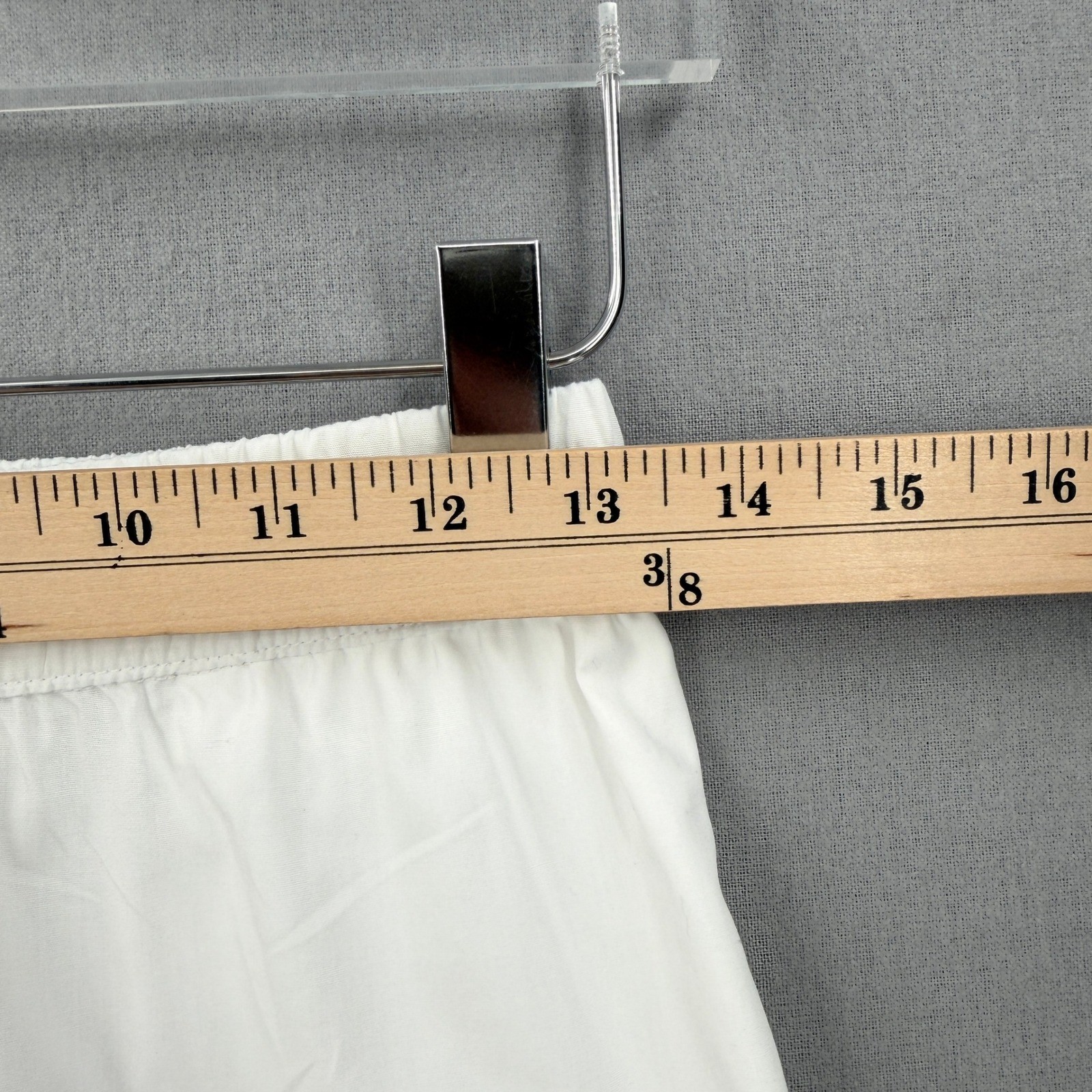 ENZA COSTA Poplin Resort Pant Womens XS White Cotton Wide Leg Drawstring NEW