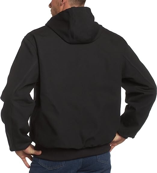 NWoT Carhartt Men Thermal Lined Duck Active Jacket J131 Black Size LT $200 HH133