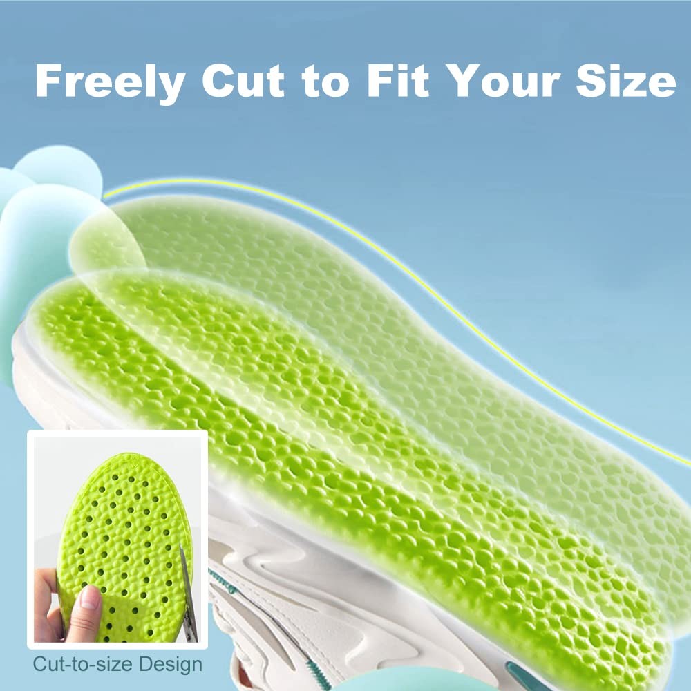 Shoe Insoles for Men Women, Memory Foam Insoles, Best Replacement Shoe Inserts