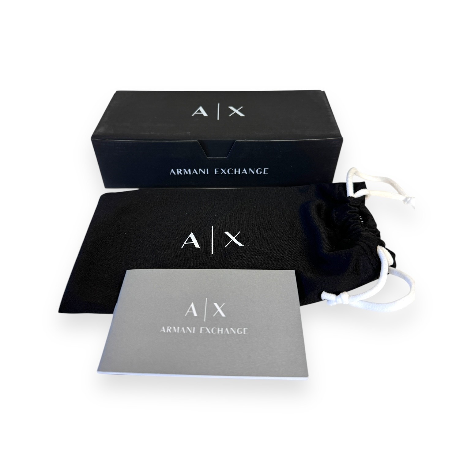 Armani Exchange Sunglasses Matte Black Gray Gradient AX 4104S 80788G with Pouch