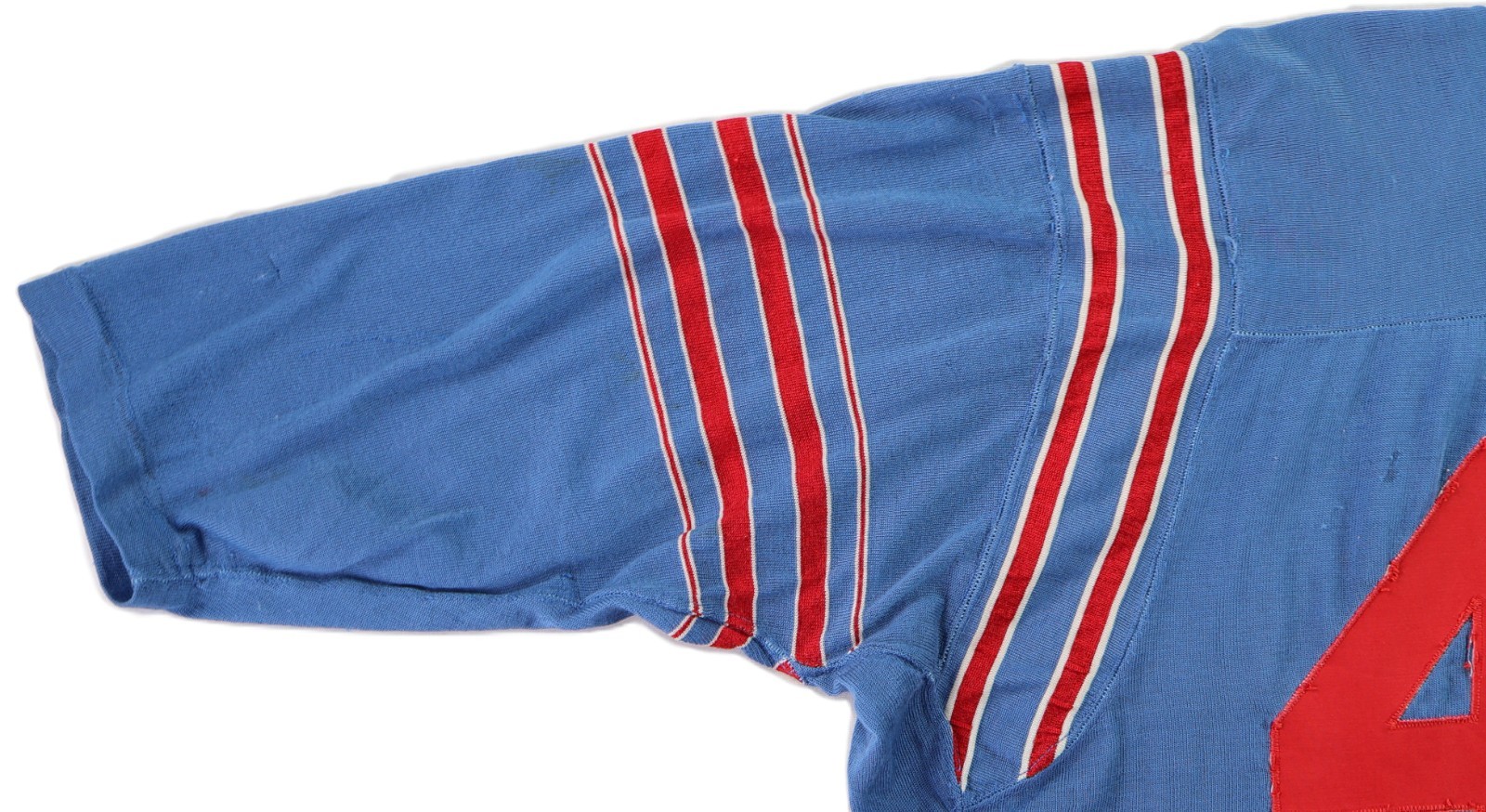 Vintage 50s 60s 2XL XXL Spalding Spaulding USA Striped Athletic Jersey Shirt