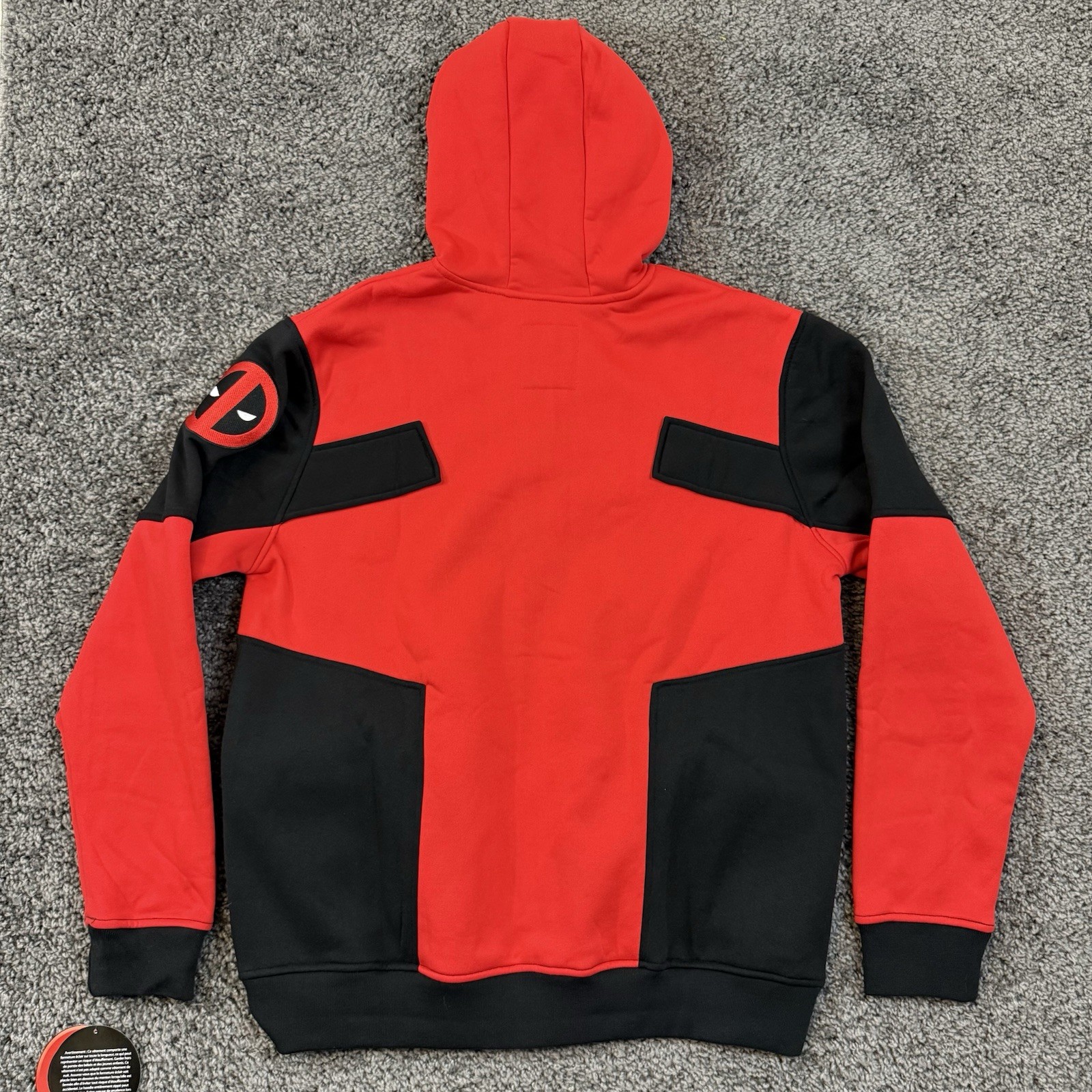 Geeknet Marvel Deadpool Cosplay Unisex Hoodie XL NWT Full Zip Face Mask