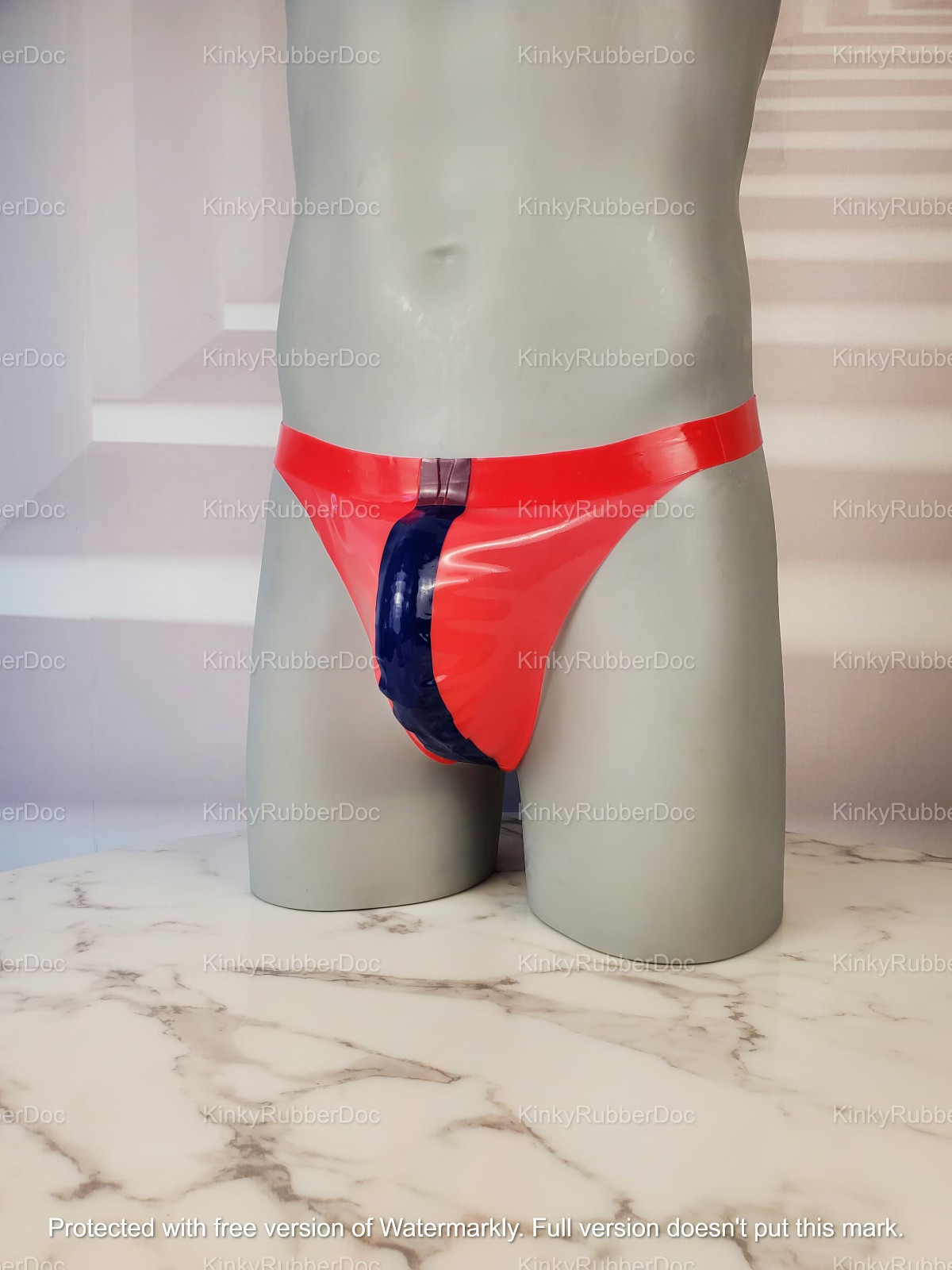 Handmade Latex Rubber Jockstrap or G-String Thong Custom color