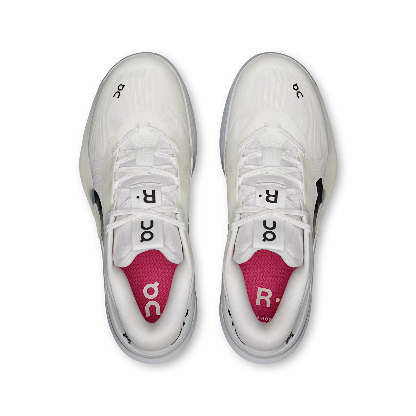 Women’s ON The Roger Pro 3 White | Pink Hardcourt Shoe 3WG10312626