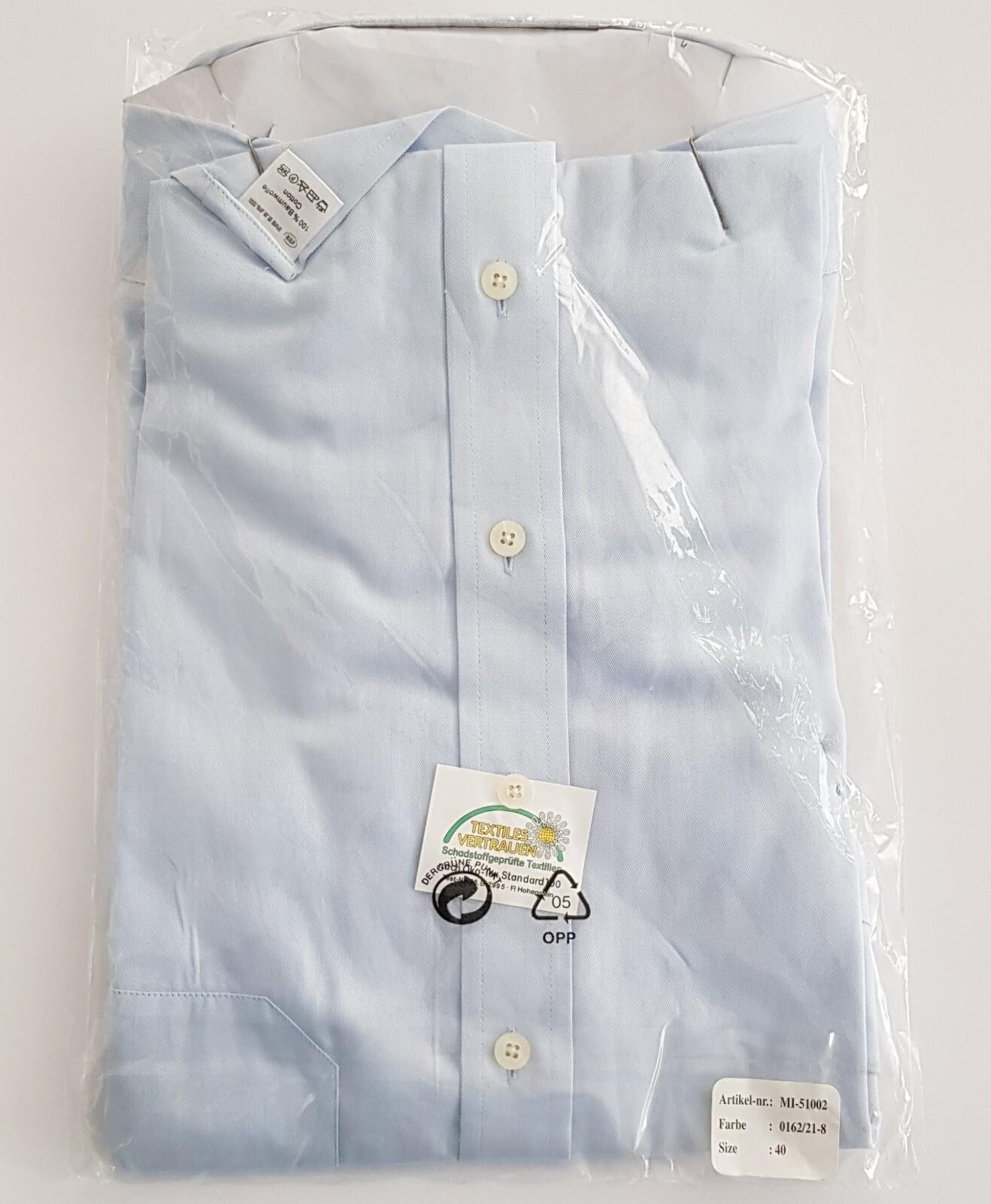 Original Mijas men’s business shirt Kent long sleeve blue regular size 40