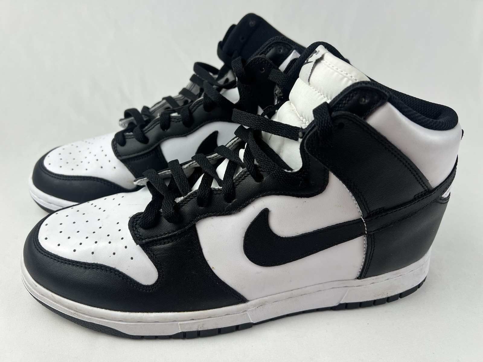 Nike Dunk High Panda Size 10 Mens White Black Sneakers Excellent Condition