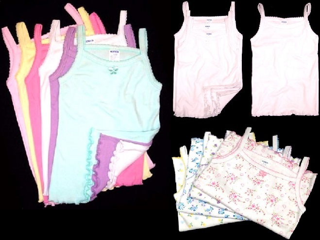 Stylish and Practical: 4-Pack Girls’ Spaghetti Strap Tank Tops in Sizes 1-12!