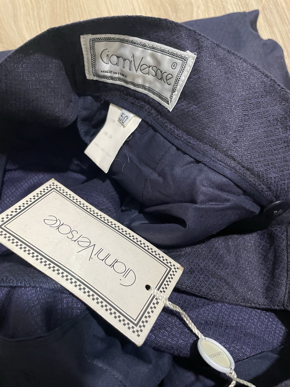 Gianni Versace pants size 50 color blue