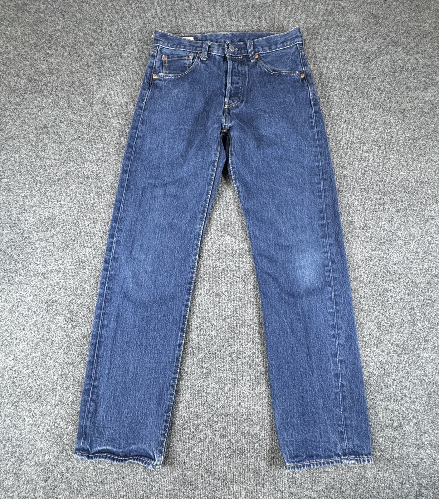 Levi’s Premium 501 ’93 Jeans Mens 29×30 Straight Leg Button Fly Big E Cowboy