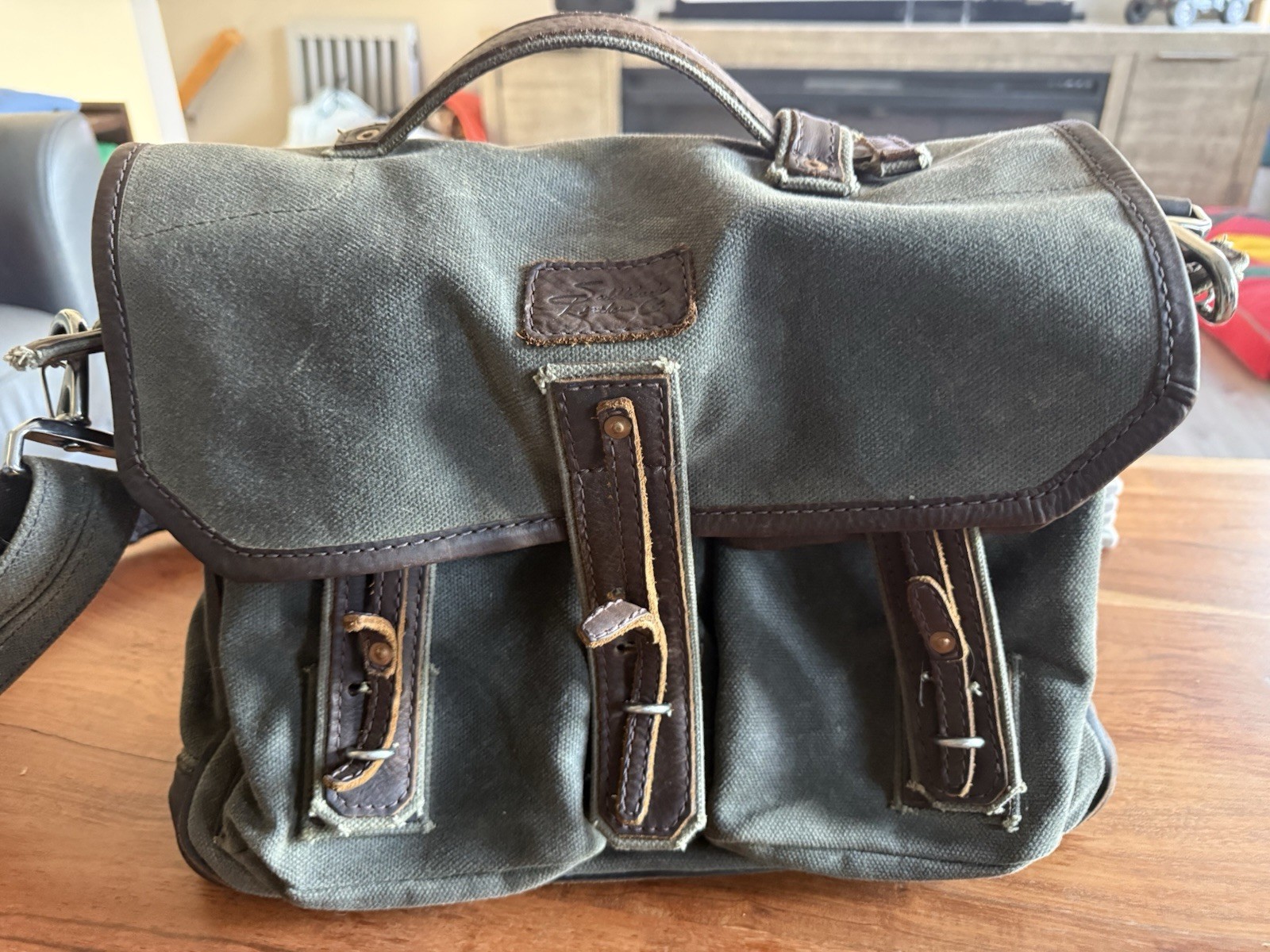 Saddleback Mountainback Waxed Canvas Pocket Brief