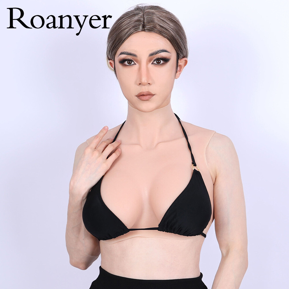 Roanyer Silicone E Cup Breast Form For Crossdresser Drag Queen Cosplay