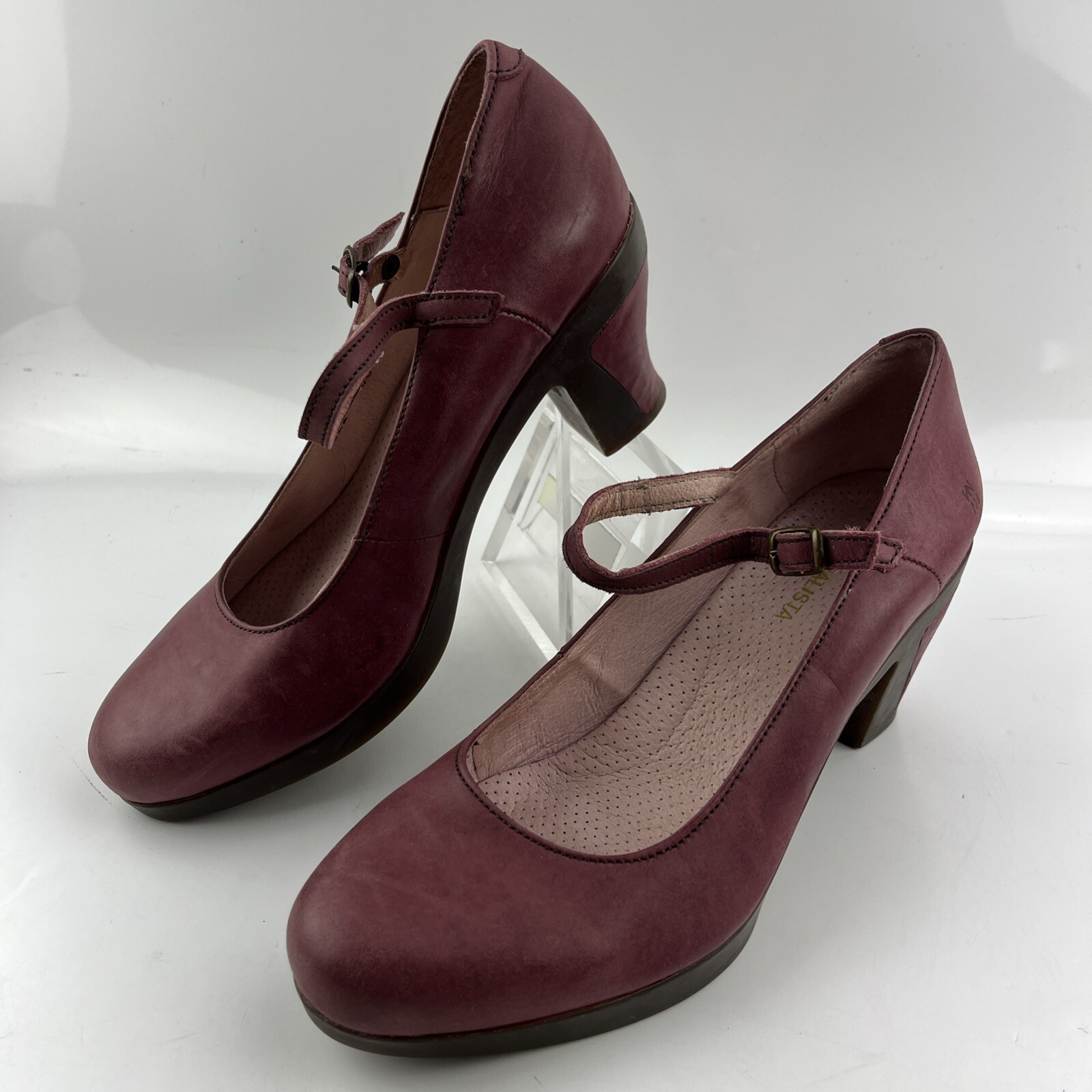 El Naturalista Womens Muted Burgundy Espiral NC22 Pumps EU 40/ US 9-9.5 Shoes