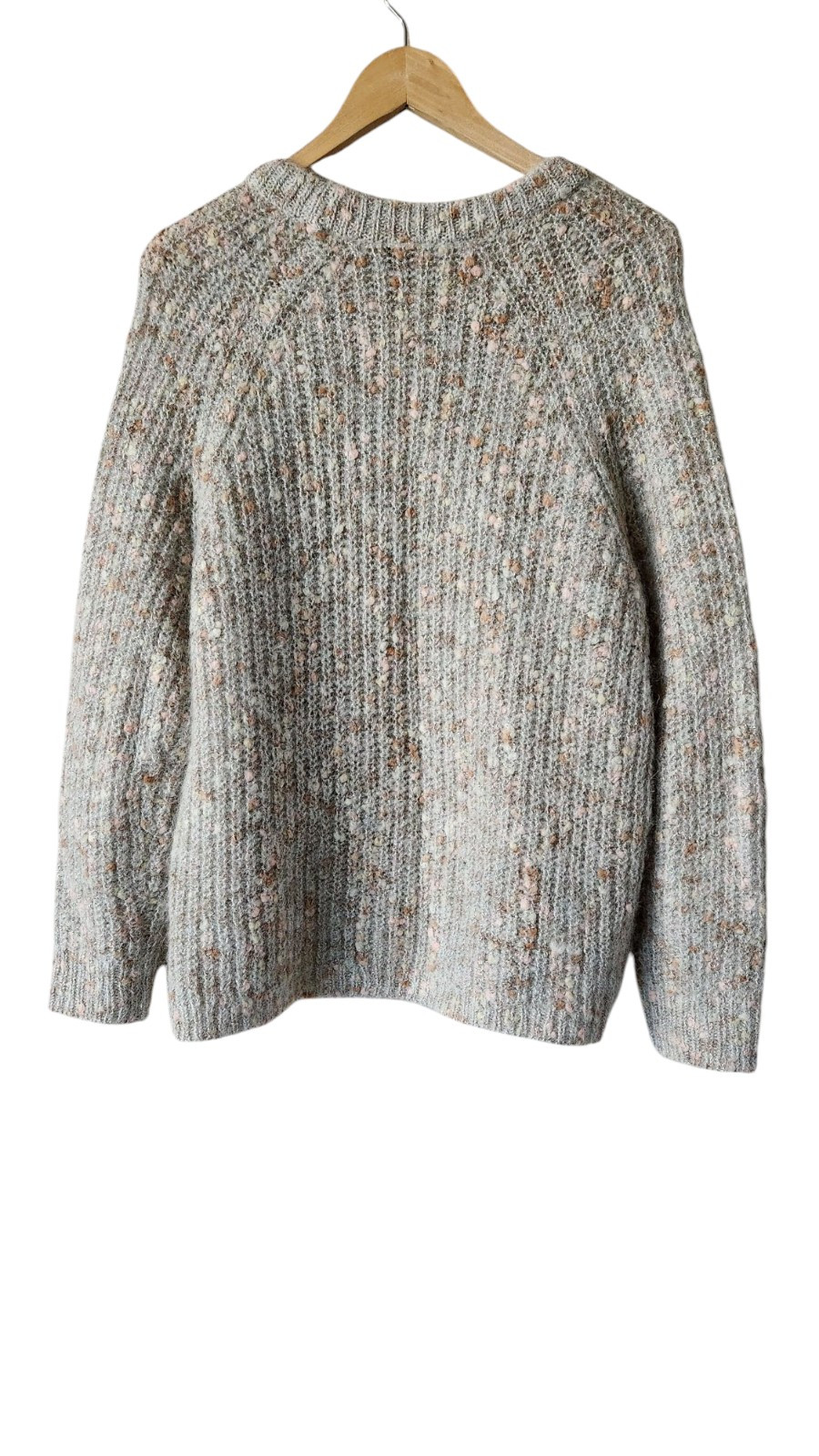 Top shop chunky knit angora/wool blend fuzzy sweater Size-8