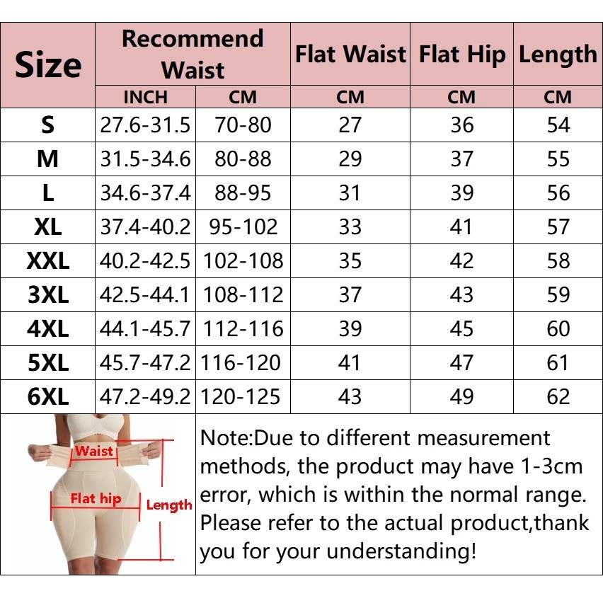 Women High Waist Hip Enhancer Shapewear Padded Butt Lifter Panties Body Shaper
