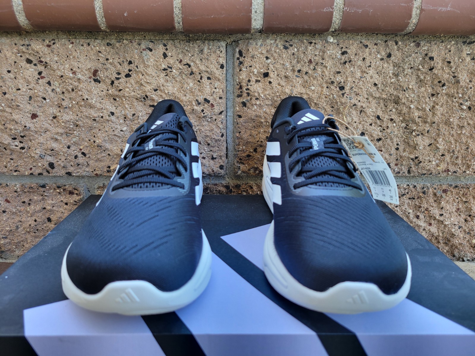Adidas Supernova Ease M Shoes Men’s Size 11.5 Core Black White Charcoal JI1426