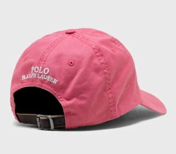 Polo Ralph Lauren Baseball Cap Red w/ Multicolor Pony One Size Adjustable NWT