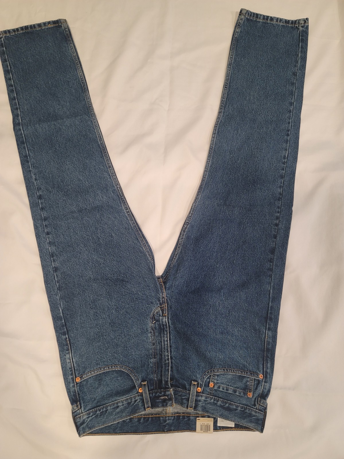 LEVI’S 505 Series Regular Fit Straight Leg Blue Denim – SIZE 34×32- Men pants