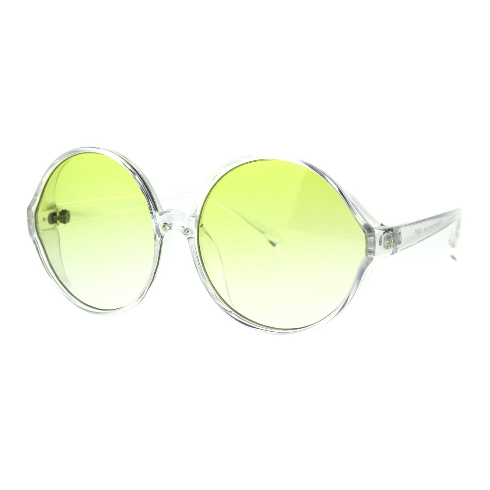 Oversized Round Sunglasses Womens Circle Frame Designer Style UV 400