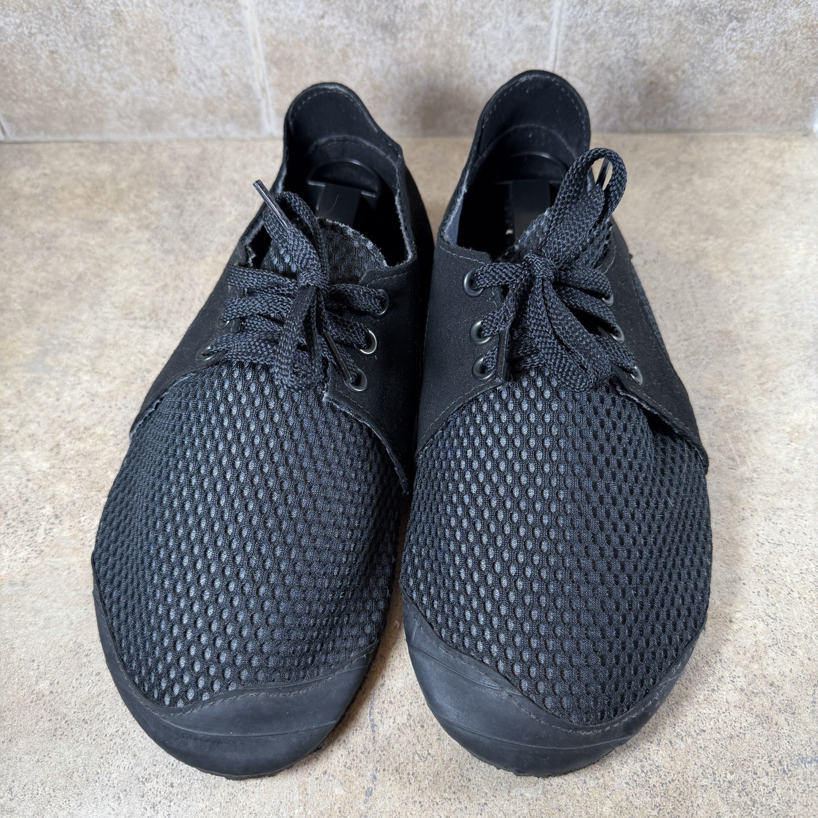 Softstar Dash RunAmoc Zero Drop Vegan Barefoot Shoes Black Vibram Size 8 Wide