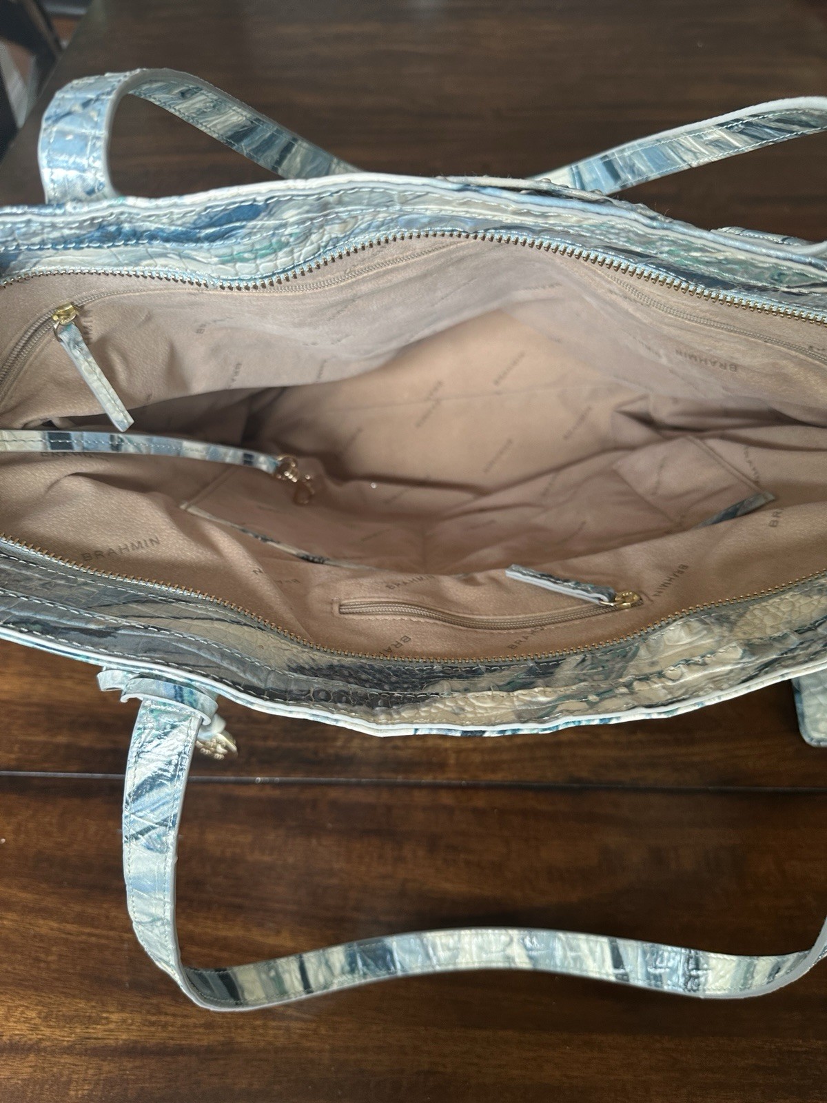 Brahmin Large Shoulder Tote With Matching Wallet