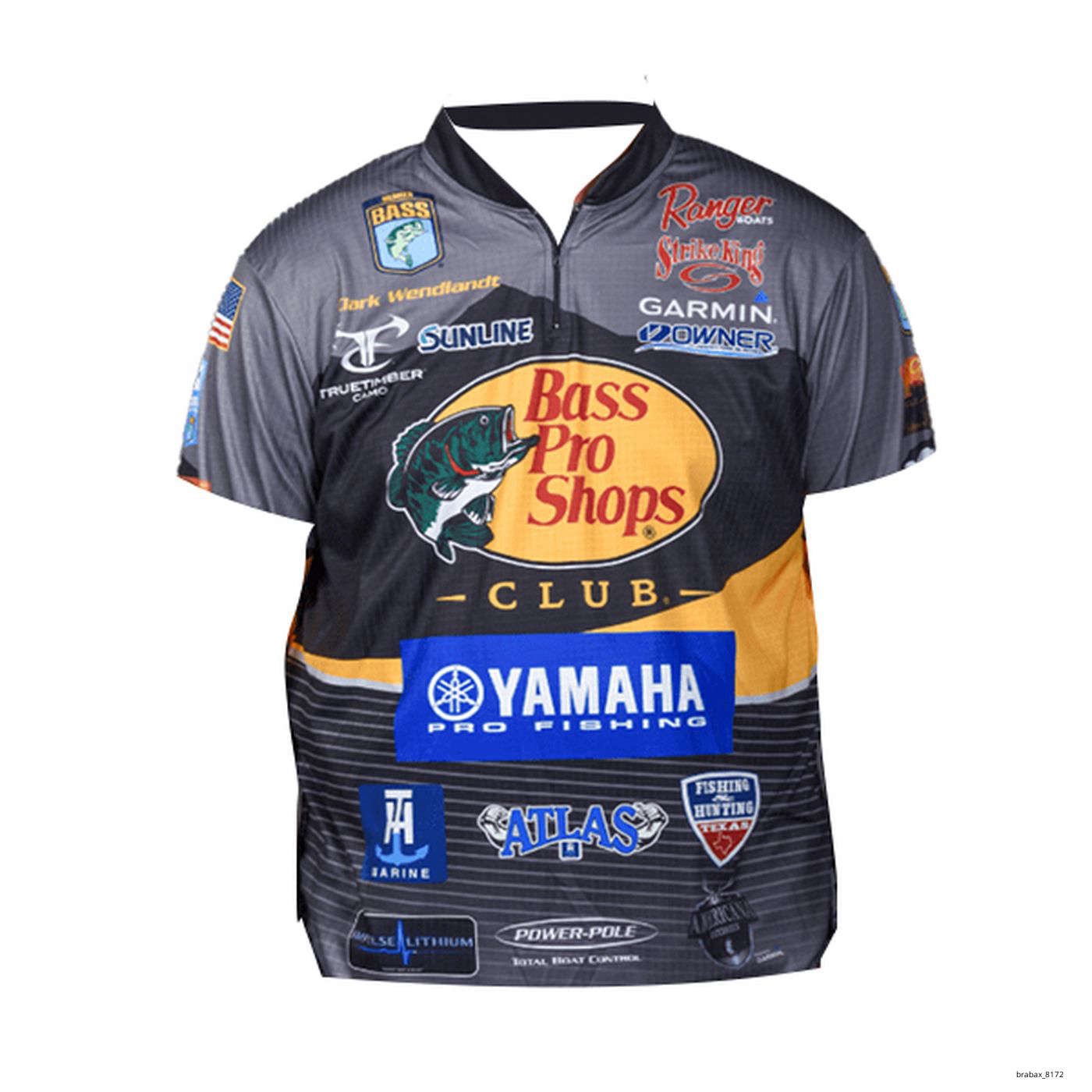 Custom Name Bass Fishing Clup Bowling Jersey Zip Ranger Shirt Full Size S-5XL