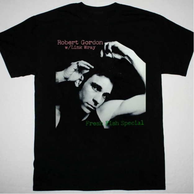 Robert Gordon album BLACK T-shirt Unisex All sizes short sleeve