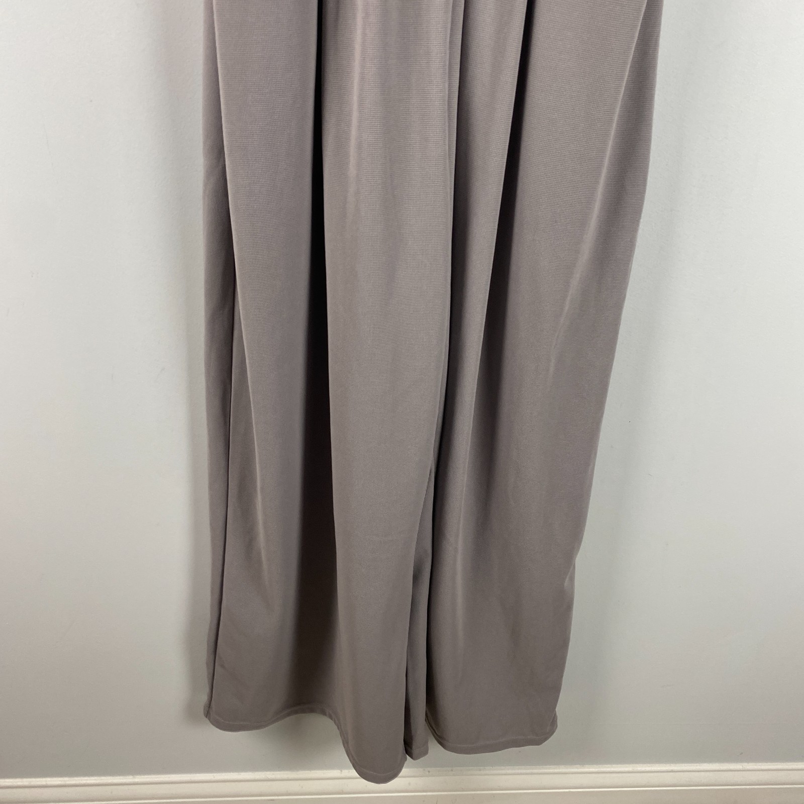 Halara Pockets Waffle Casual Overalls Size Medium Gray Pockets Wide Leg