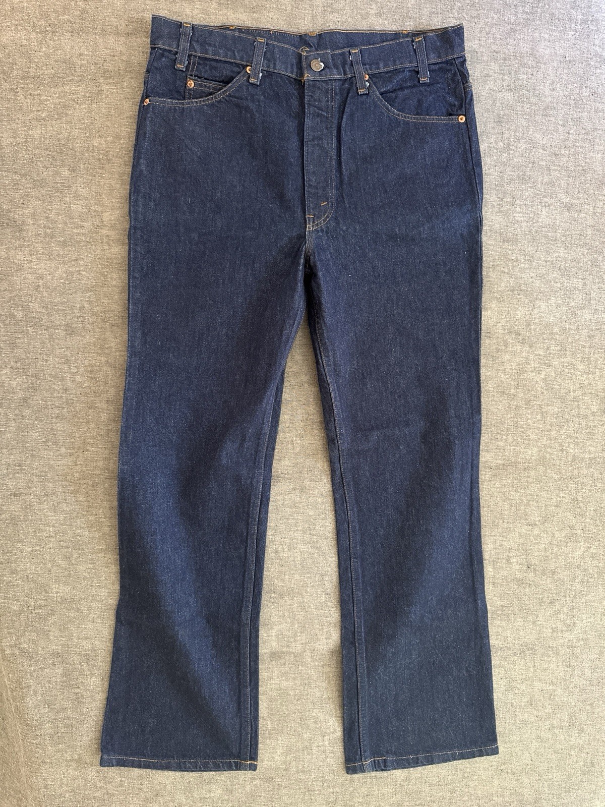 Levi’s Saddleman Boot Cut 517 Demin Jeans Deadstock Orange Tab 36×32