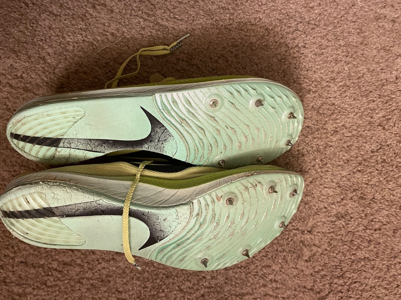 Size 12.5 – Nike ZoomX Dragonfly Volt Mint Foam