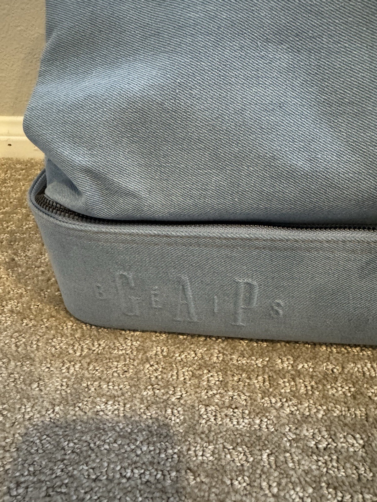 Gap × BÉIS Denim Weekender Carry On Travel Bag Luggage NWT!