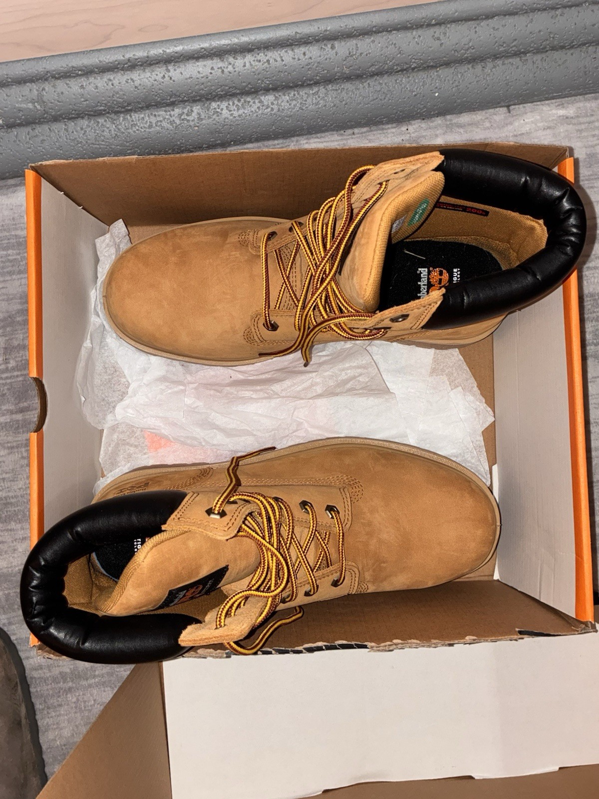 Timberland PRO Men’s Leather Lace-Up Work Boots Round Toe ReBOTL 11 Never Worn