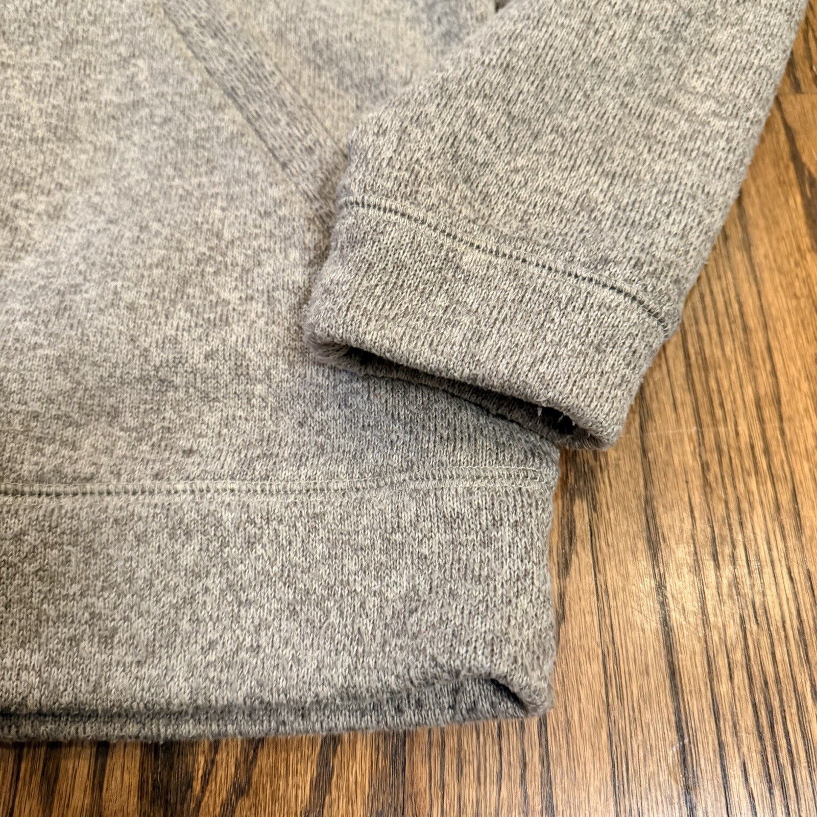 Pendleton Shawl Collar Cardigan Sweater Elbow Patches Medium Oatmeal Tan Grandpa